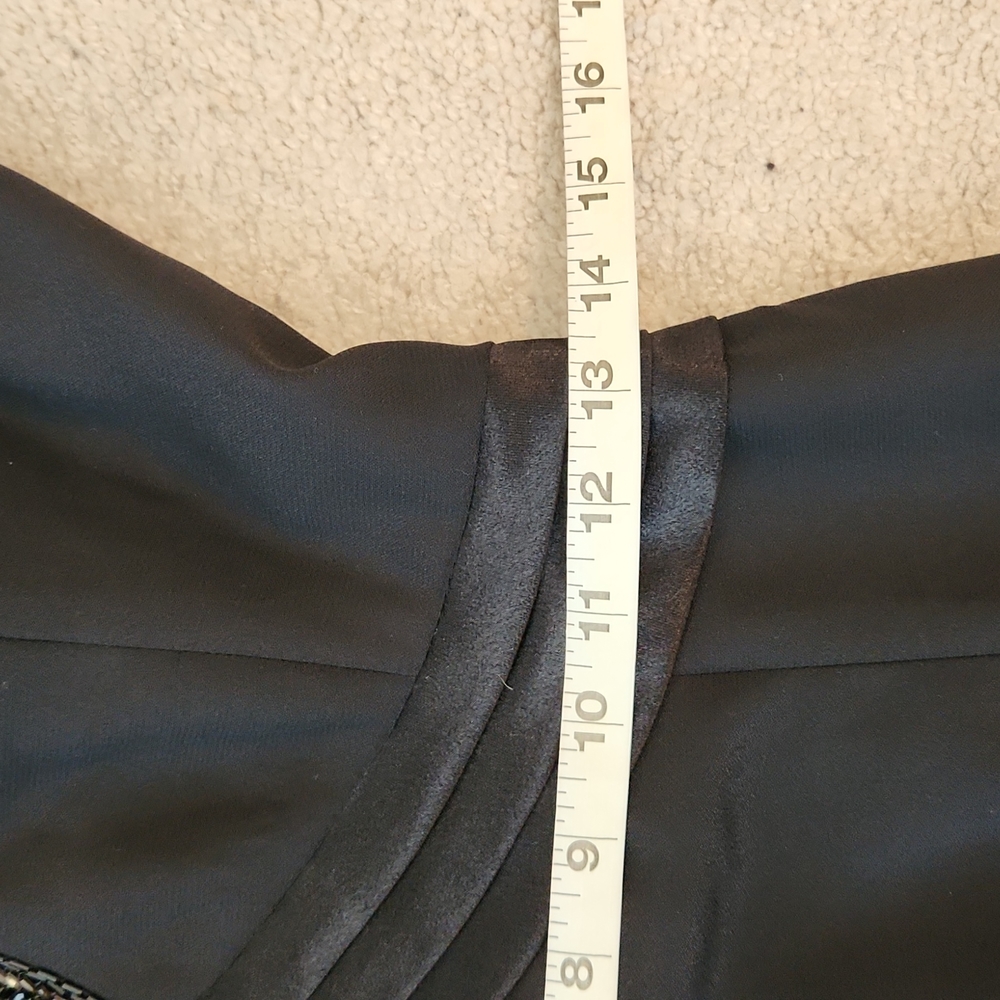 💥Alyce Designs vintage black dress with beads 3 - Picture 6 of 16